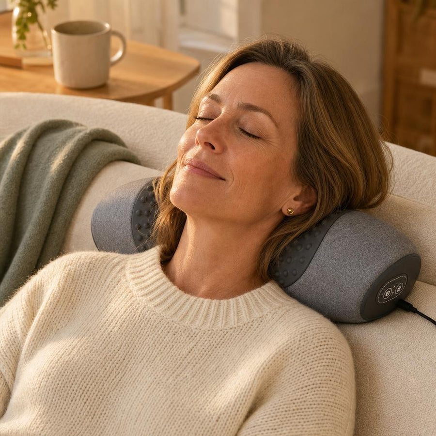 Nyrora heated neck relaxer pillow