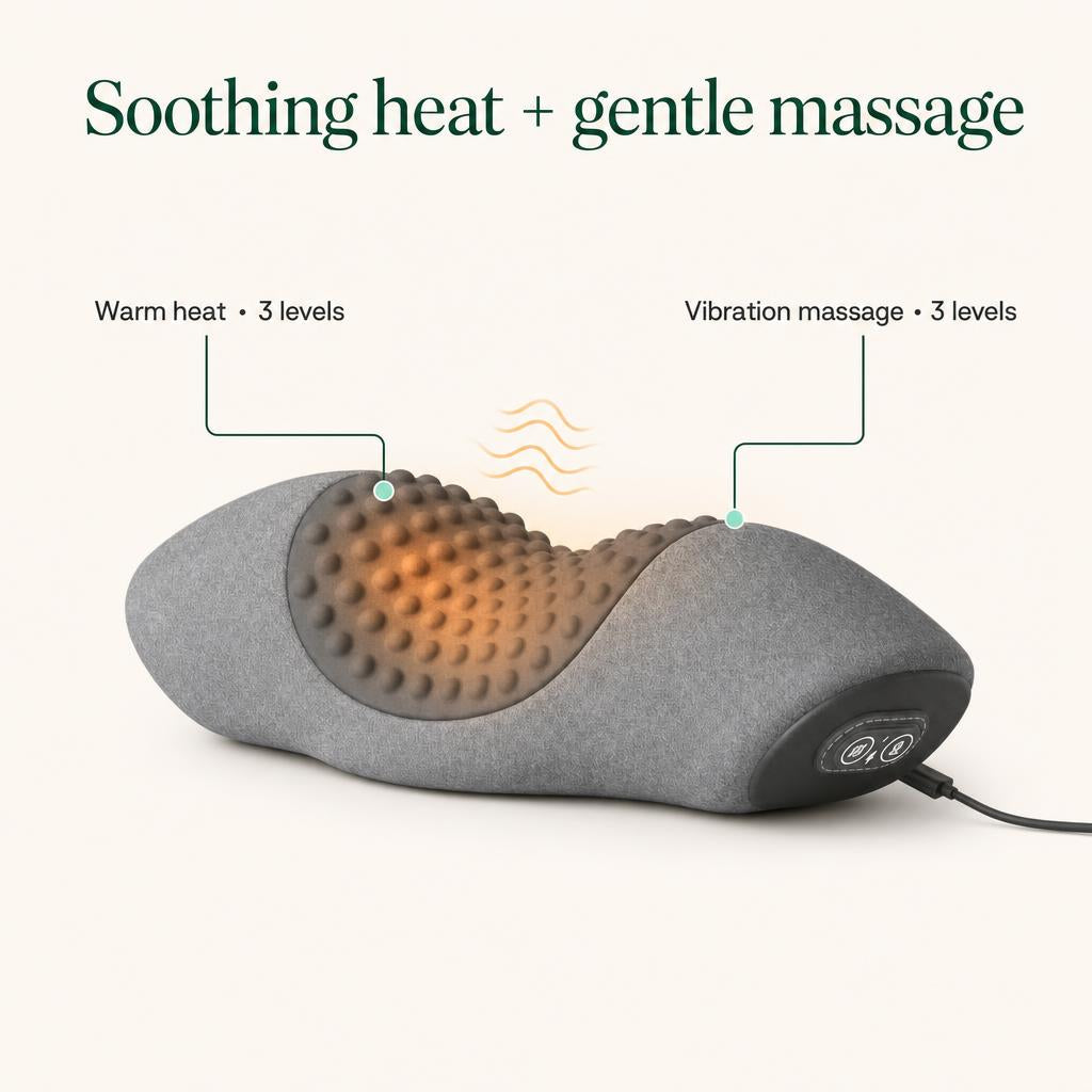 Nyrora heated neck massage pillow benefits