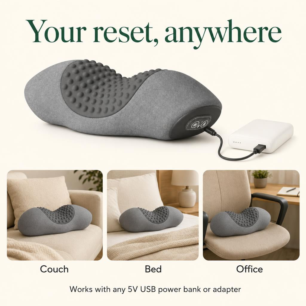 Nyrora heated neck massage pillow benefits