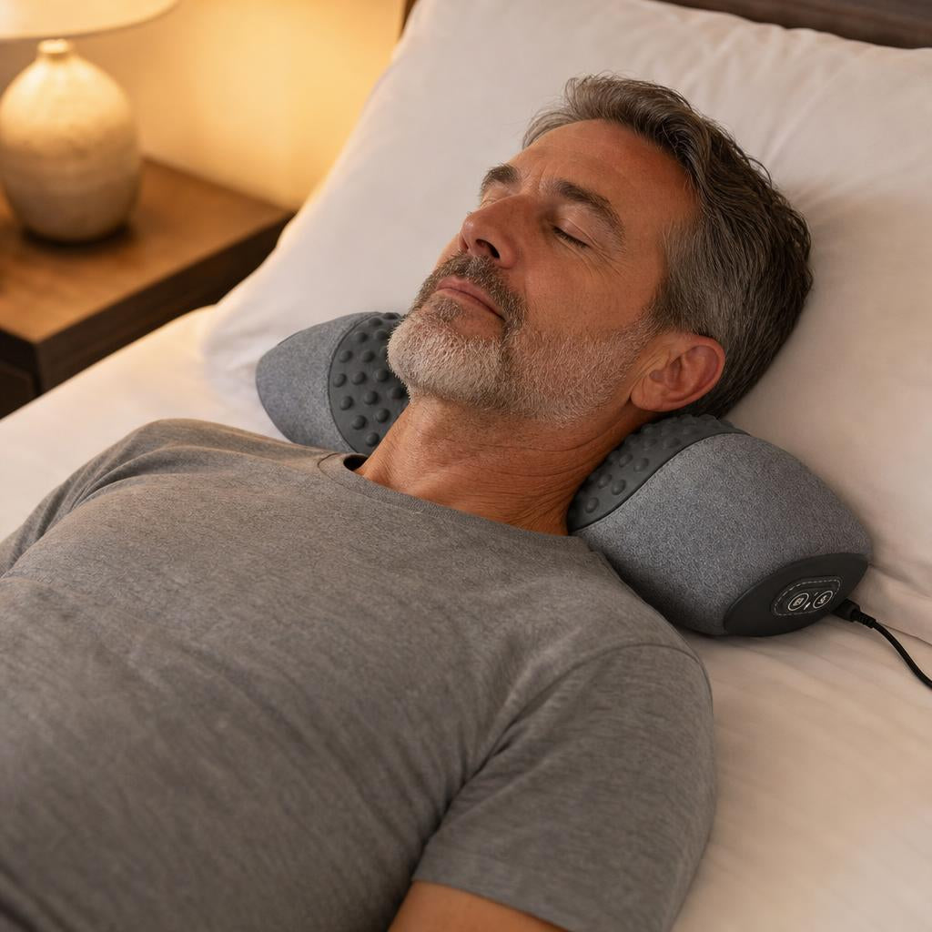 Nyrora heated neck relaxer pillow