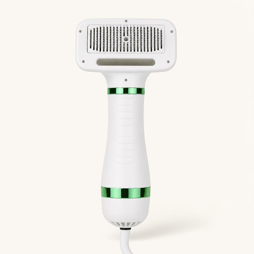 2-in-1 pet dryer brush